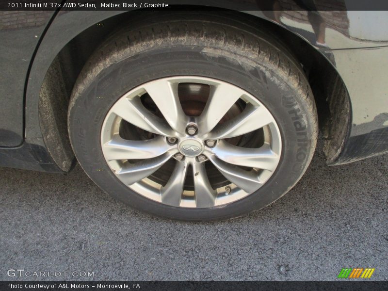 Malbec Black / Graphite 2011 Infiniti M 37x AWD Sedan