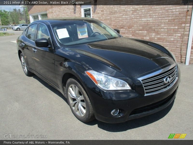 Malbec Black / Graphite 2011 Infiniti M 37x AWD Sedan