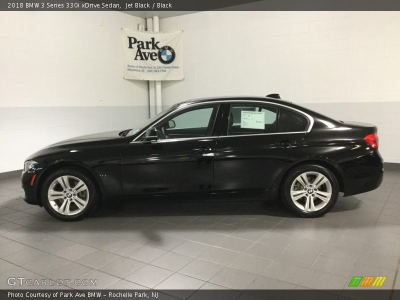Jet Black / Black 2018 BMW 3 Series 330i xDrive Sedan