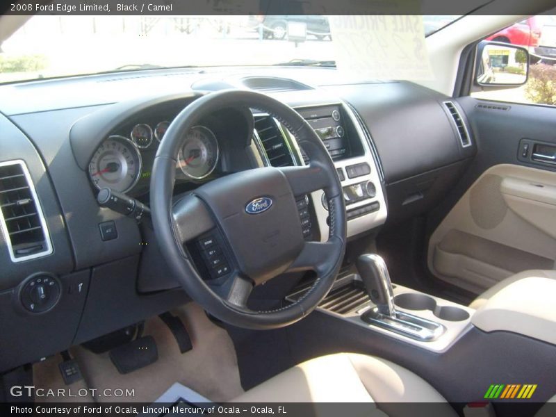 Black / Camel 2008 Ford Edge Limited