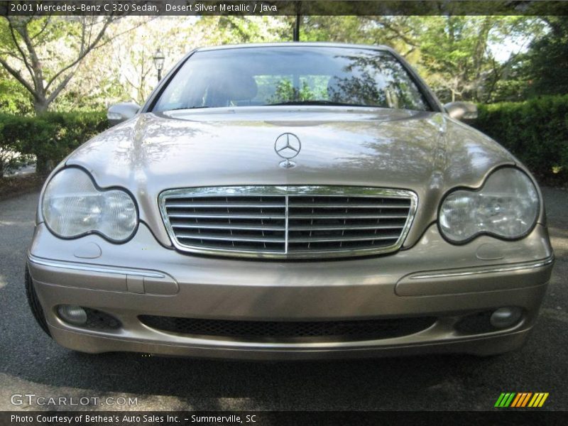 Desert Silver Metallic / Java 2001 Mercedes-Benz C 320 Sedan