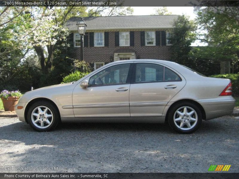 Desert Silver Metallic / Java 2001 Mercedes-Benz C 320 Sedan