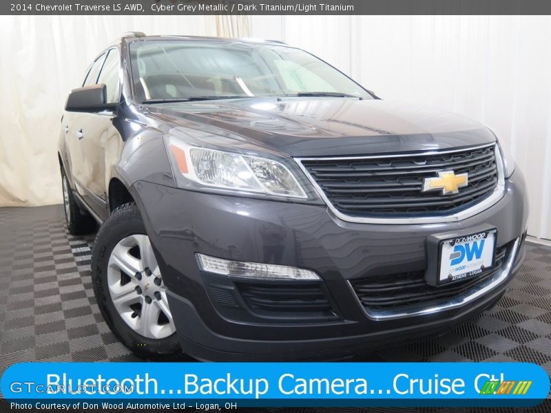 Cyber Grey Metallic / Dark Titanium/Light Titanium 2014 Chevrolet Traverse LS AWD