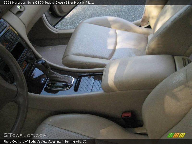 Desert Silver Metallic / Java 2001 Mercedes-Benz C 320 Sedan
