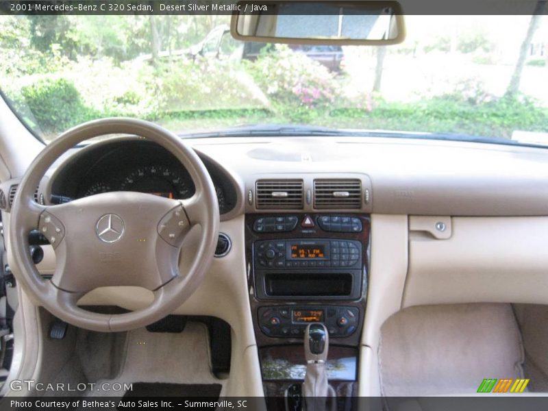Desert Silver Metallic / Java 2001 Mercedes-Benz C 320 Sedan