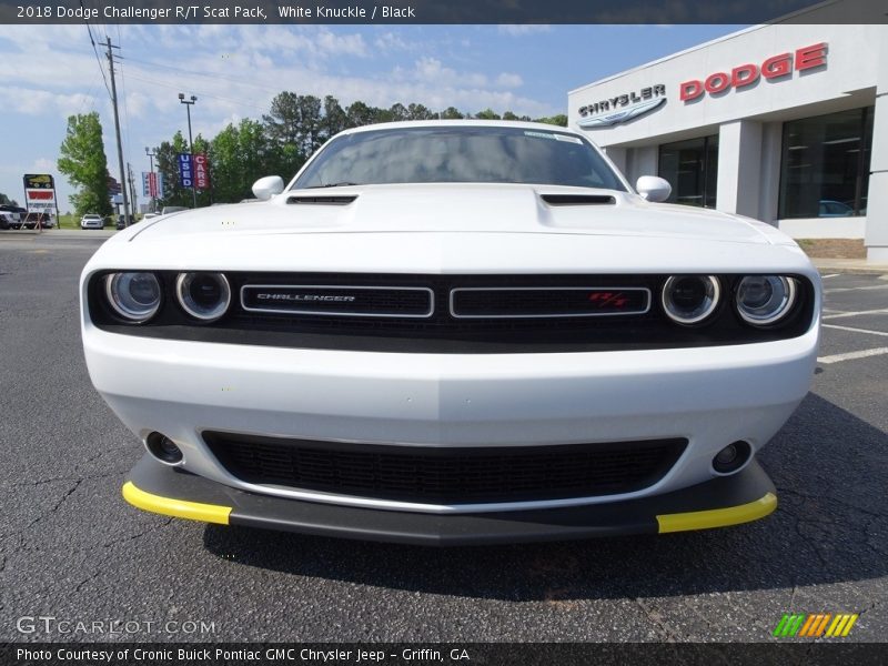 White Knuckle / Black 2018 Dodge Challenger R/T Scat Pack