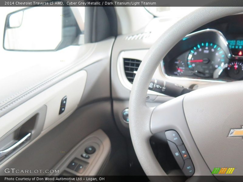 Cyber Grey Metallic / Dark Titanium/Light Titanium 2014 Chevrolet Traverse LS AWD
