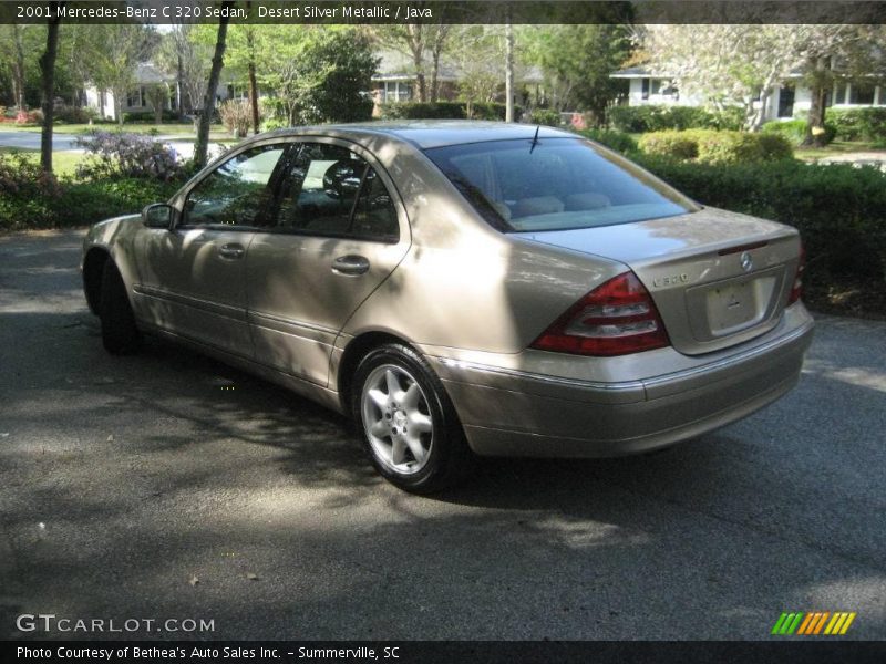 Desert Silver Metallic / Java 2001 Mercedes-Benz C 320 Sedan