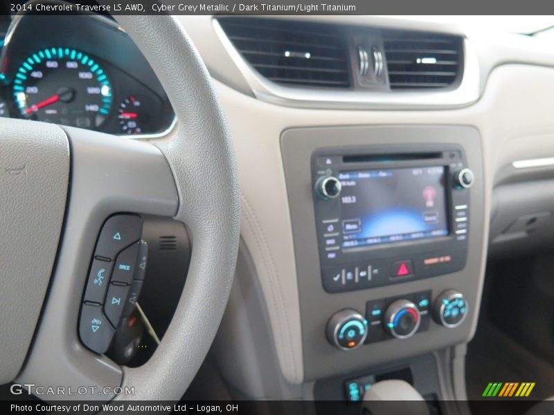 Cyber Grey Metallic / Dark Titanium/Light Titanium 2014 Chevrolet Traverse LS AWD
