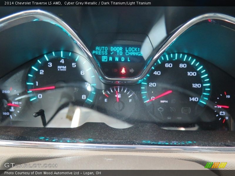 Cyber Grey Metallic / Dark Titanium/Light Titanium 2014 Chevrolet Traverse LS AWD