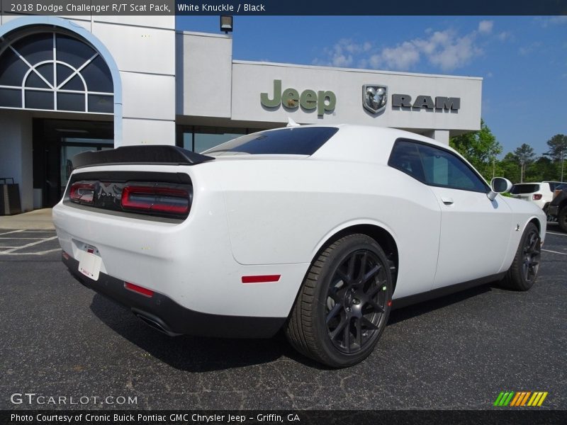 White Knuckle / Black 2018 Dodge Challenger R/T Scat Pack