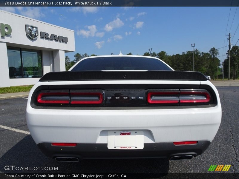 White Knuckle / Black 2018 Dodge Challenger R/T Scat Pack
