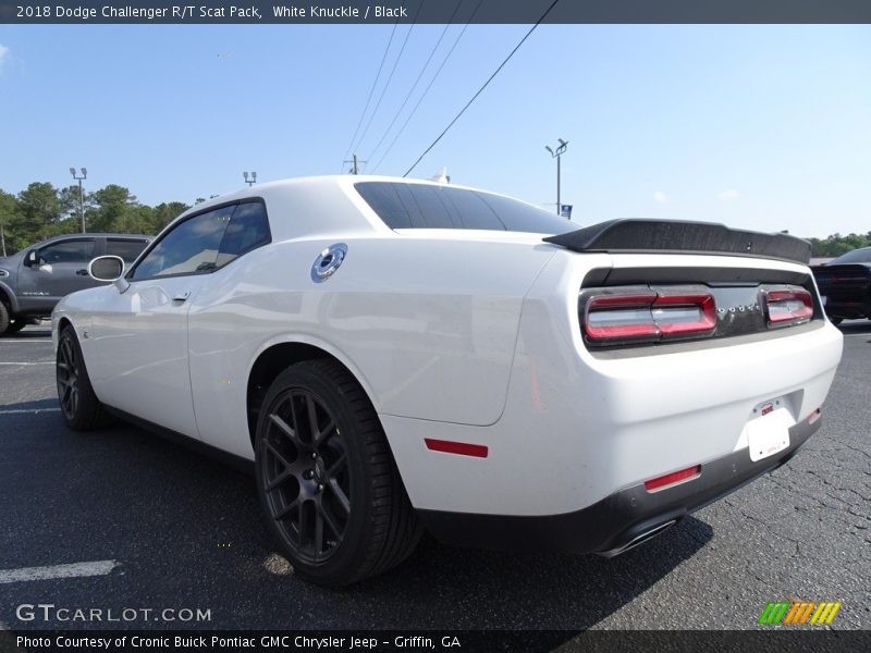 White Knuckle / Black 2018 Dodge Challenger R/T Scat Pack