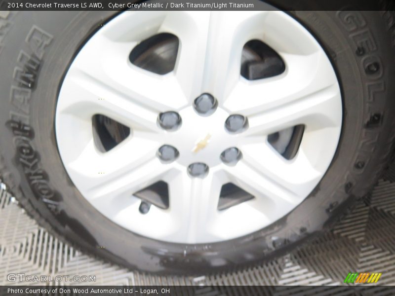 Cyber Grey Metallic / Dark Titanium/Light Titanium 2014 Chevrolet Traverse LS AWD