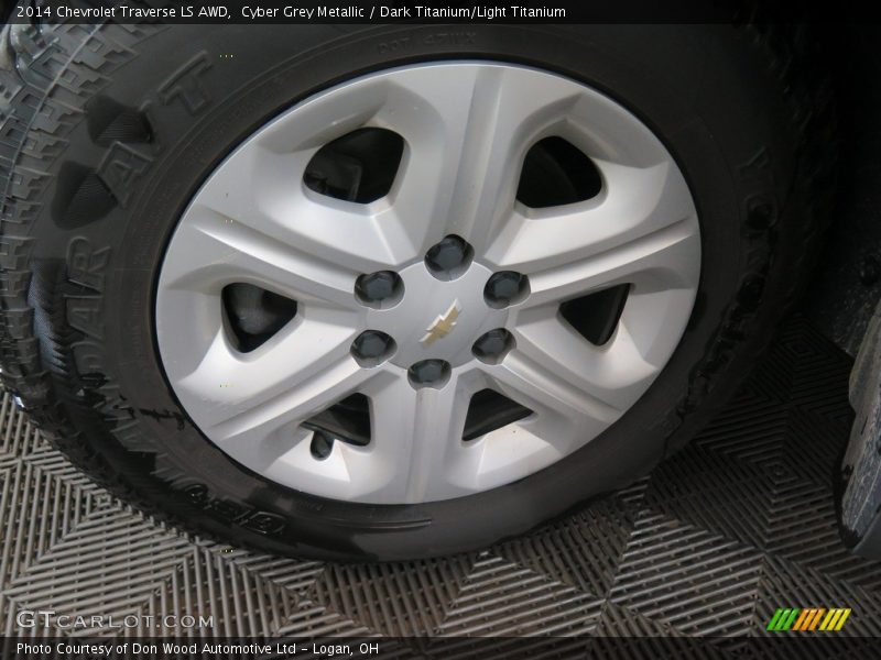 Cyber Grey Metallic / Dark Titanium/Light Titanium 2014 Chevrolet Traverse LS AWD
