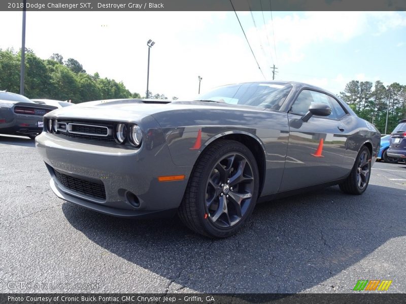 Destroyer Gray / Black 2018 Dodge Challenger SXT