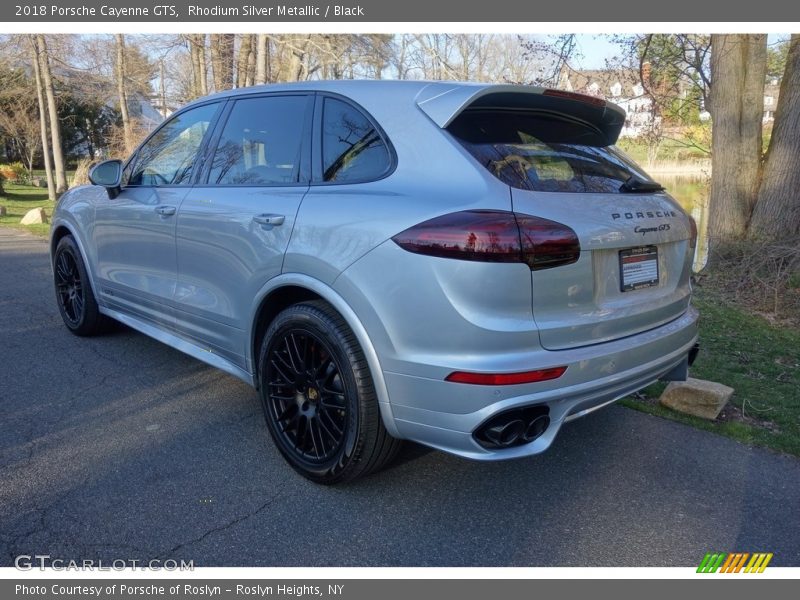 Rhodium Silver Metallic / Black 2018 Porsche Cayenne GTS