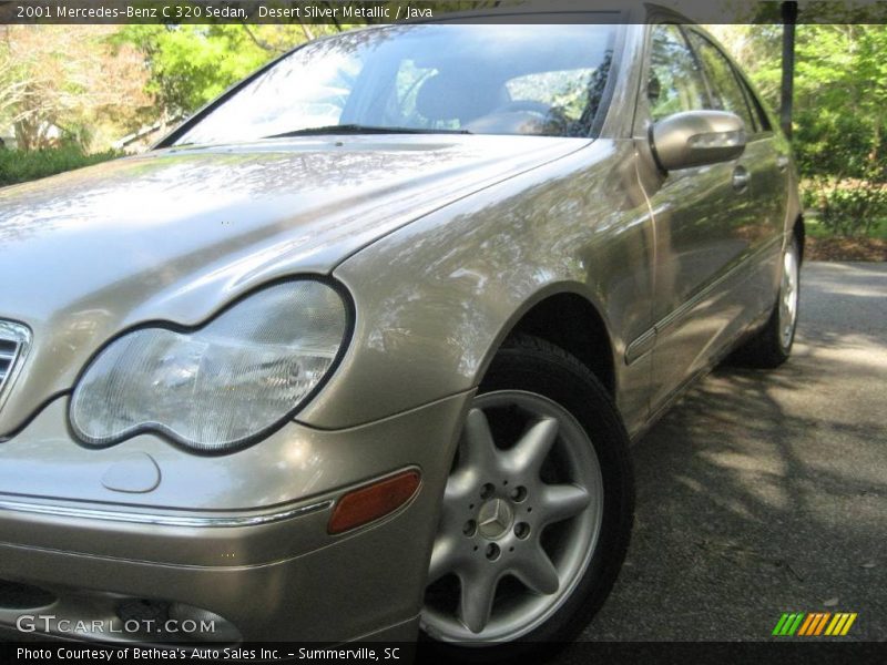 Desert Silver Metallic / Java 2001 Mercedes-Benz C 320 Sedan