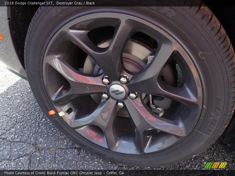 Destroyer Gray / Black 2018 Dodge Challenger SXT