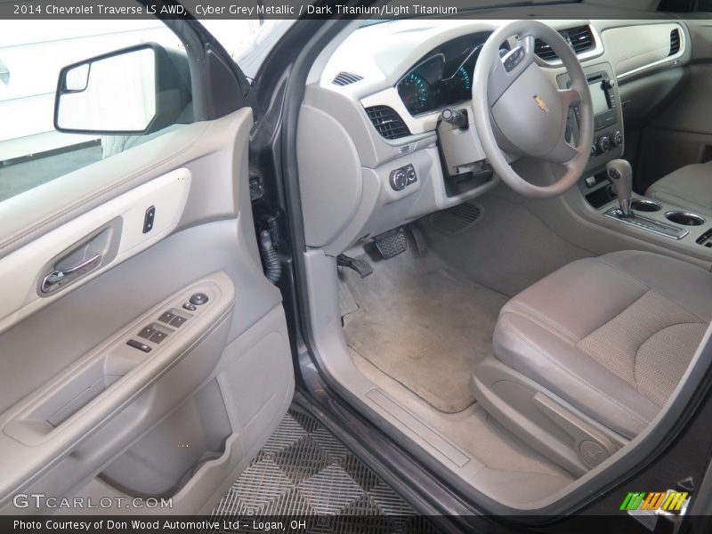 Cyber Grey Metallic / Dark Titanium/Light Titanium 2014 Chevrolet Traverse LS AWD