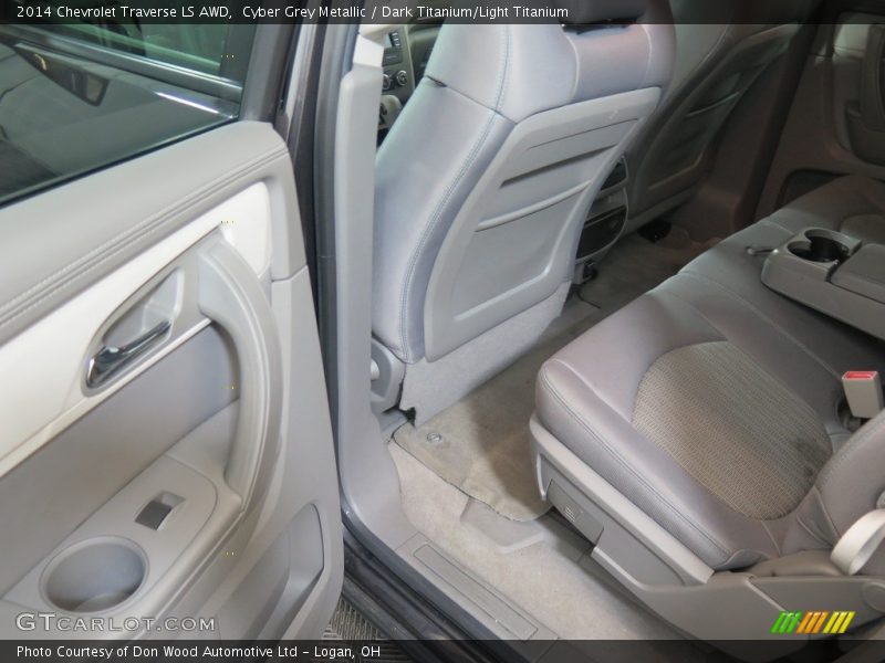 Cyber Grey Metallic / Dark Titanium/Light Titanium 2014 Chevrolet Traverse LS AWD