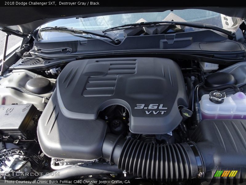 Destroyer Gray / Black 2018 Dodge Challenger SXT