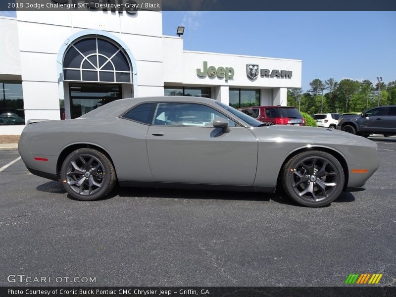Destroyer Gray / Black 2018 Dodge Challenger SXT