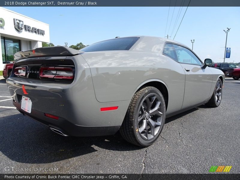 Destroyer Gray / Black 2018 Dodge Challenger SXT