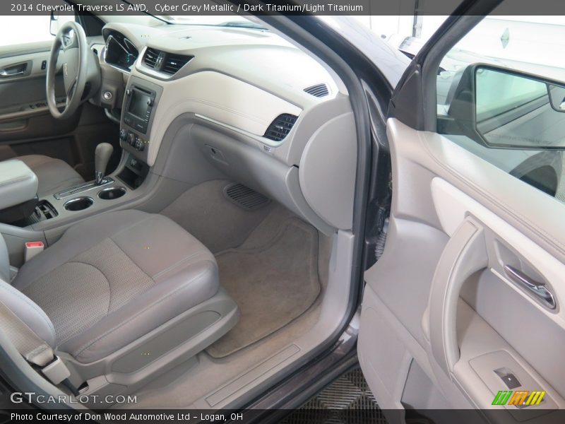 Cyber Grey Metallic / Dark Titanium/Light Titanium 2014 Chevrolet Traverse LS AWD