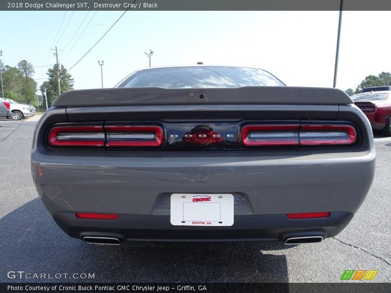 Destroyer Gray / Black 2018 Dodge Challenger SXT