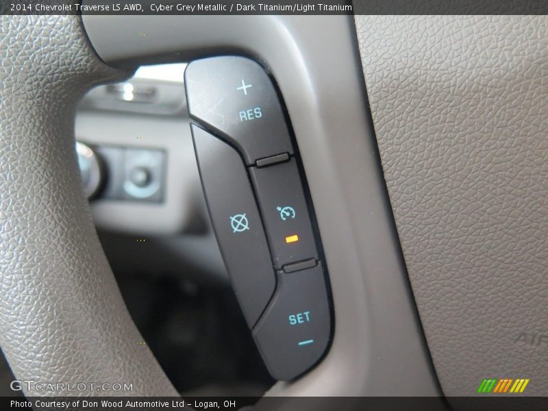 Cyber Grey Metallic / Dark Titanium/Light Titanium 2014 Chevrolet Traverse LS AWD