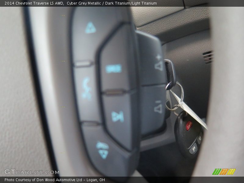 Cyber Grey Metallic / Dark Titanium/Light Titanium 2014 Chevrolet Traverse LS AWD