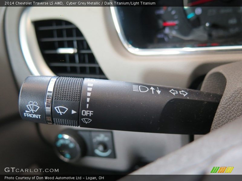 Cyber Grey Metallic / Dark Titanium/Light Titanium 2014 Chevrolet Traverse LS AWD