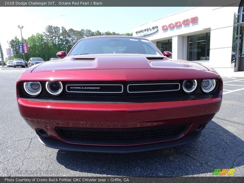 Octane Red Pearl / Black 2018 Dodge Challenger SXT