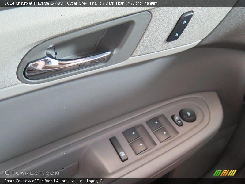 Cyber Grey Metallic / Dark Titanium/Light Titanium 2014 Chevrolet Traverse LS AWD