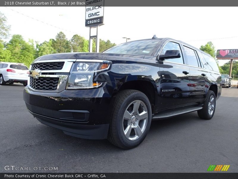 Black / Jet Black 2018 Chevrolet Suburban LT