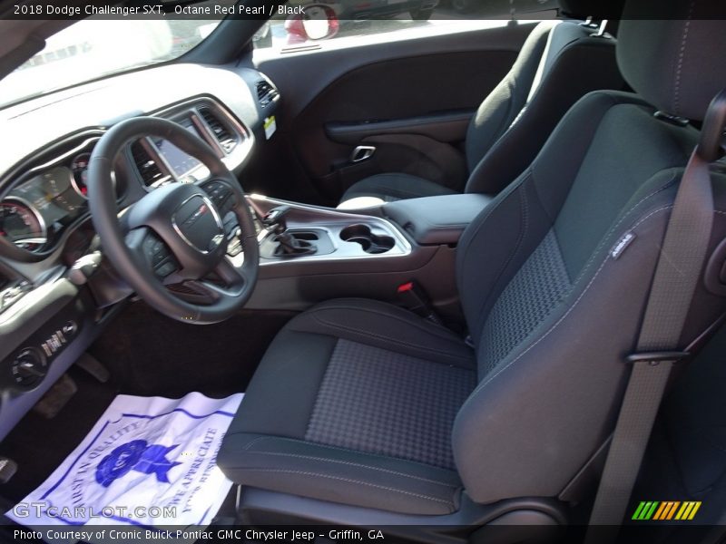 Octane Red Pearl / Black 2018 Dodge Challenger SXT
