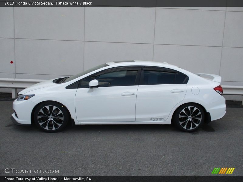 Taffeta White / Black 2013 Honda Civic Si Sedan