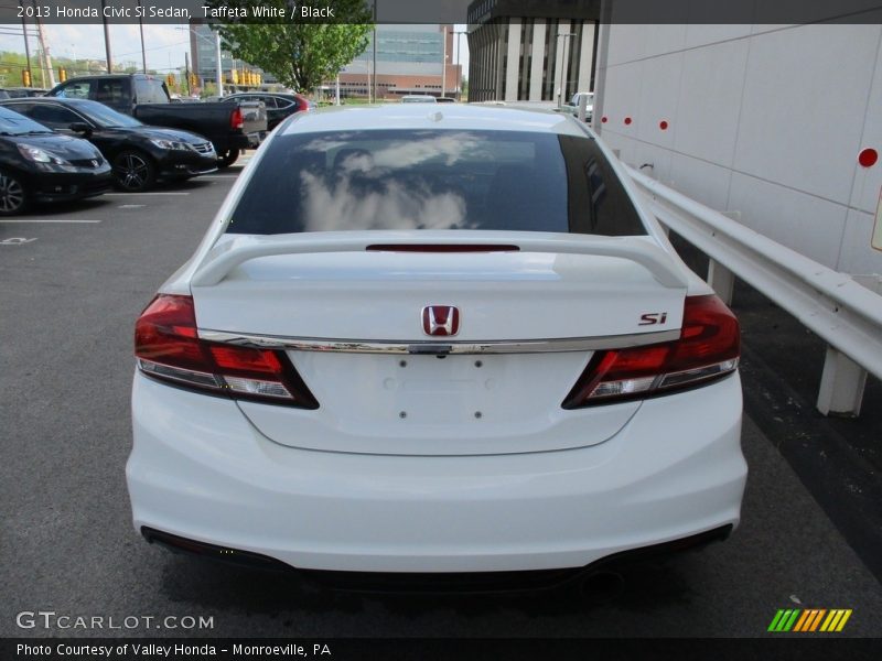 Taffeta White / Black 2013 Honda Civic Si Sedan