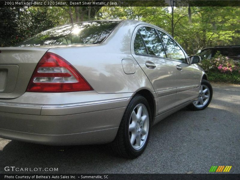 Desert Silver Metallic / Java 2001 Mercedes-Benz C 320 Sedan