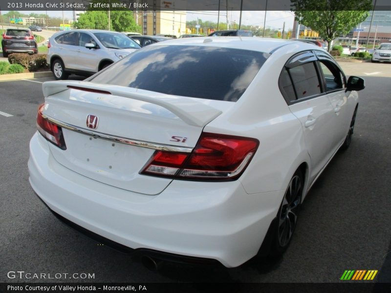 Taffeta White / Black 2013 Honda Civic Si Sedan