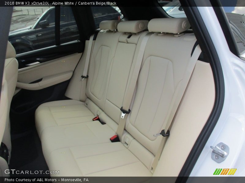 Alpine White / Canberra Beige/Black 2018 BMW X3 xDrive30i