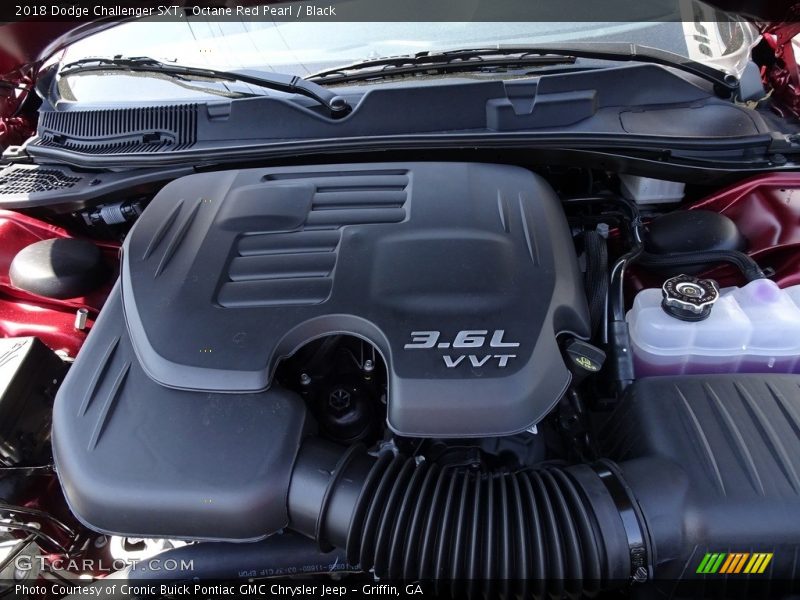 Octane Red Pearl / Black 2018 Dodge Challenger SXT