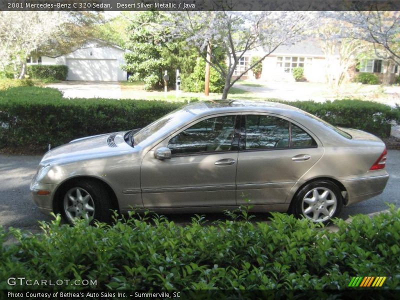 Desert Silver Metallic / Java 2001 Mercedes-Benz C 320 Sedan