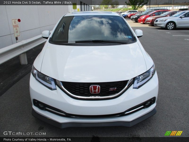 Taffeta White / Black 2013 Honda Civic Si Sedan
