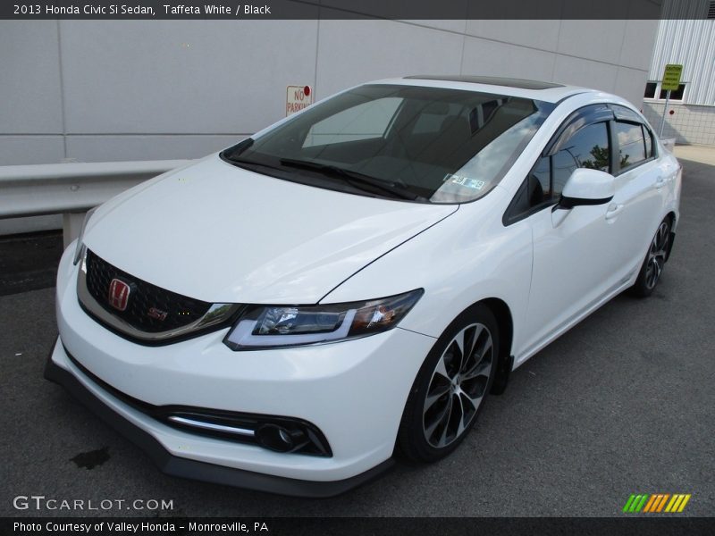 Taffeta White / Black 2013 Honda Civic Si Sedan