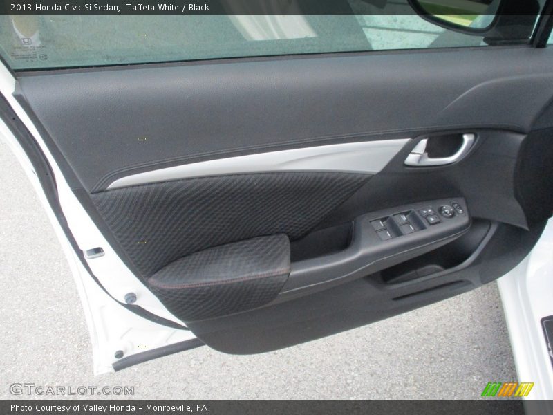 Taffeta White / Black 2013 Honda Civic Si Sedan