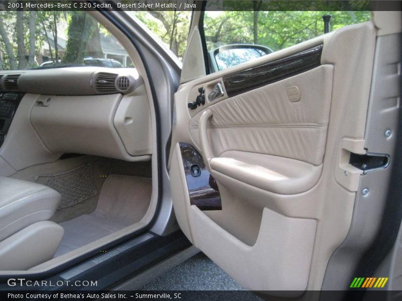 Desert Silver Metallic / Java 2001 Mercedes-Benz C 320 Sedan