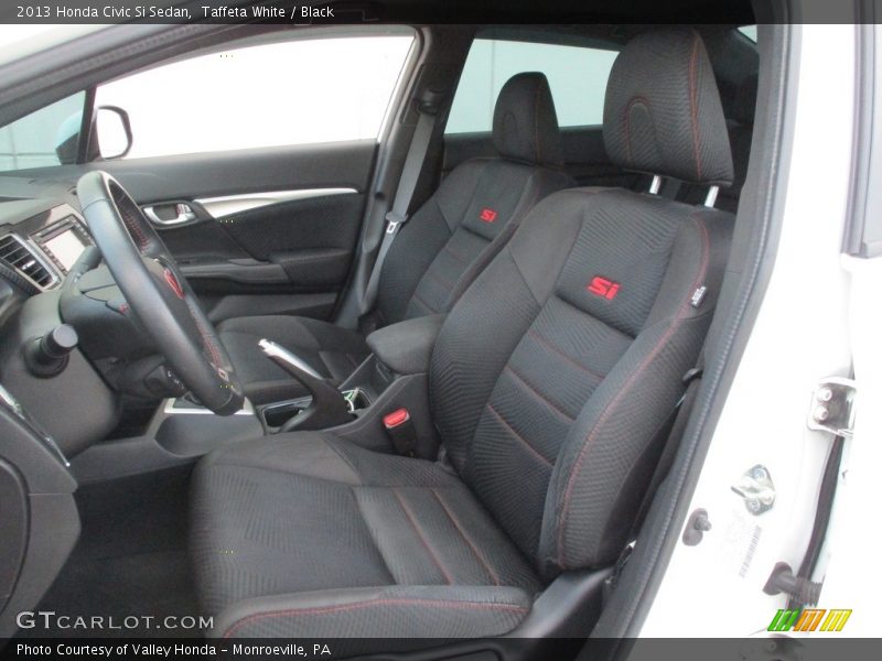 Taffeta White / Black 2013 Honda Civic Si Sedan