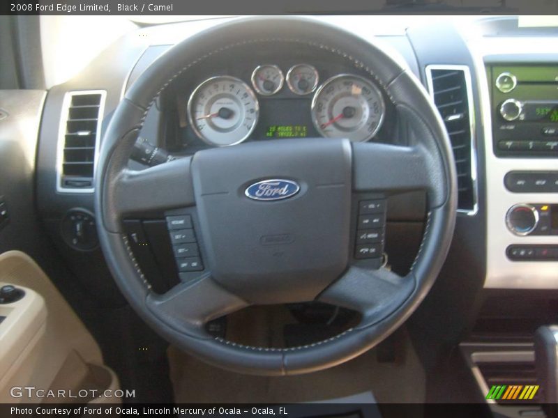 Black / Camel 2008 Ford Edge Limited